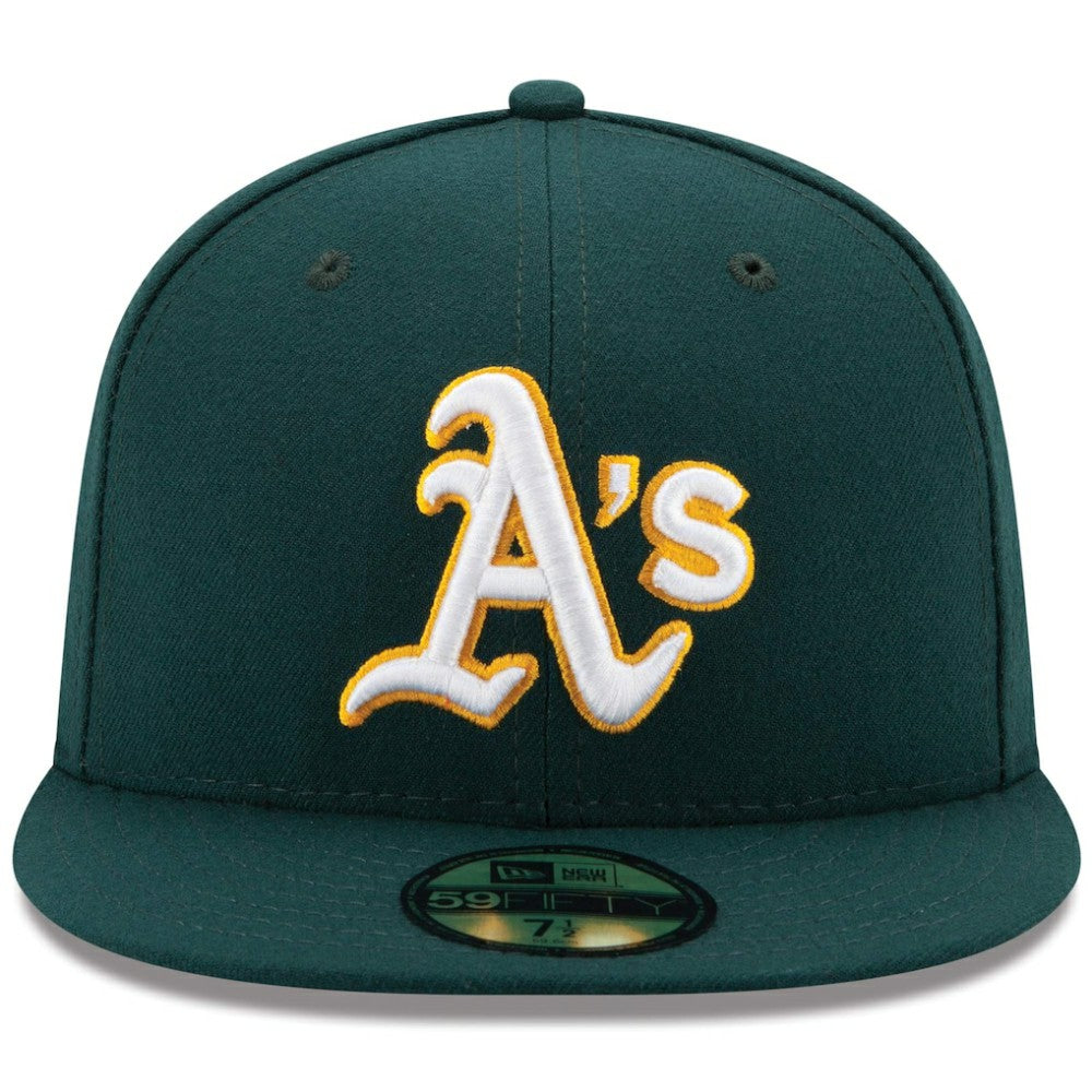 MLB Athletics New Era Road Authentic Collection On Field 59FIFTY Performance Fitted Hat