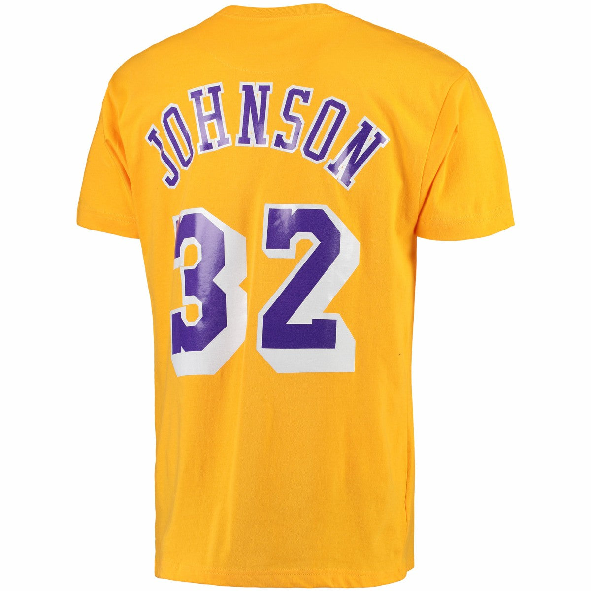 NBA Magic Johnson Los Angeles Lakers Hardwood Classics Retro Name & Number T-Shirt