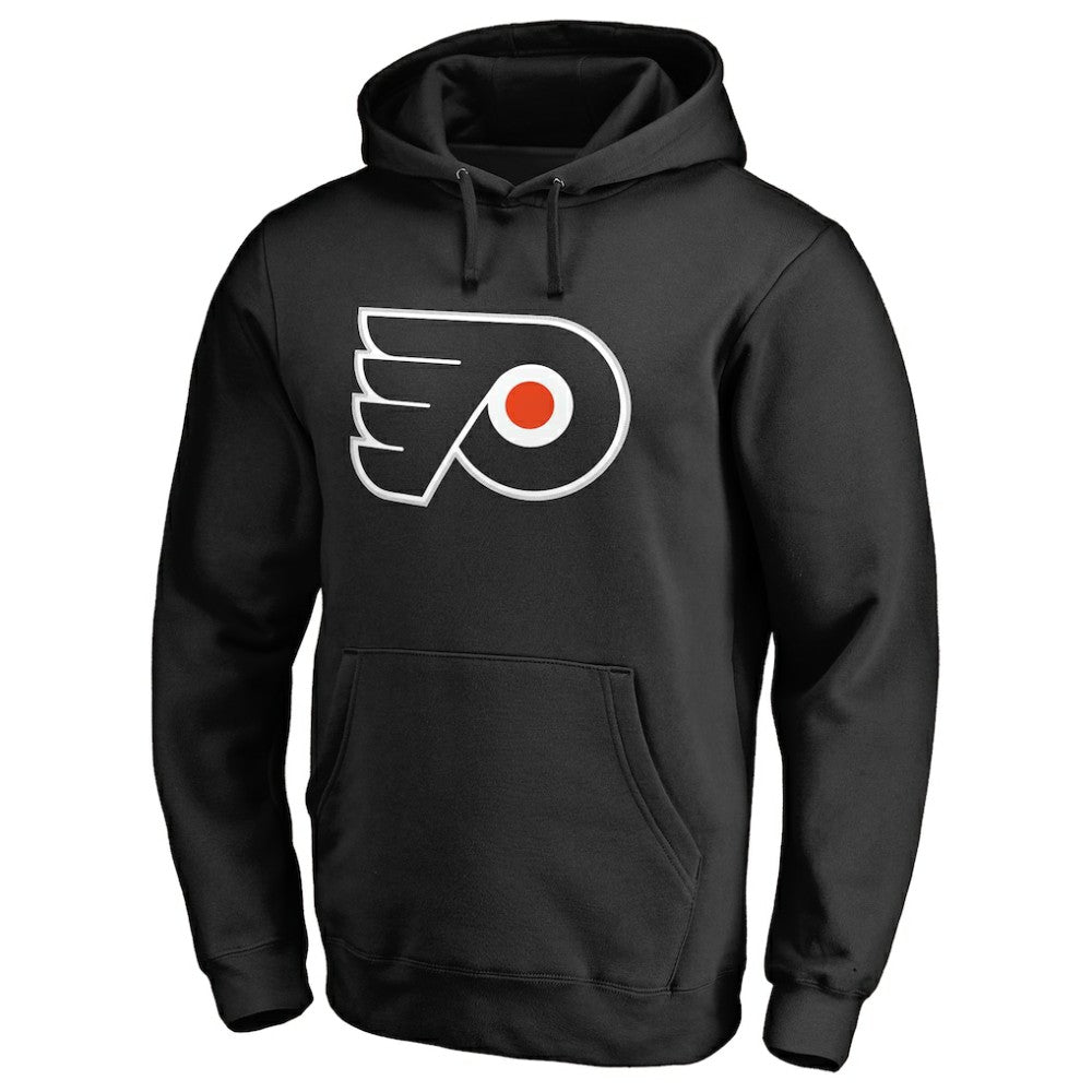 NHL Black Travis Konecny Philadelphia Flyers Backer Pullover Hoodie