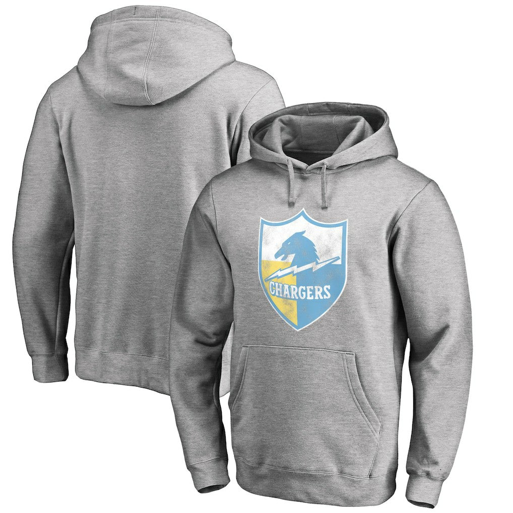 Throwback Logo Pullover Hoodie - Los Angeles Chargers