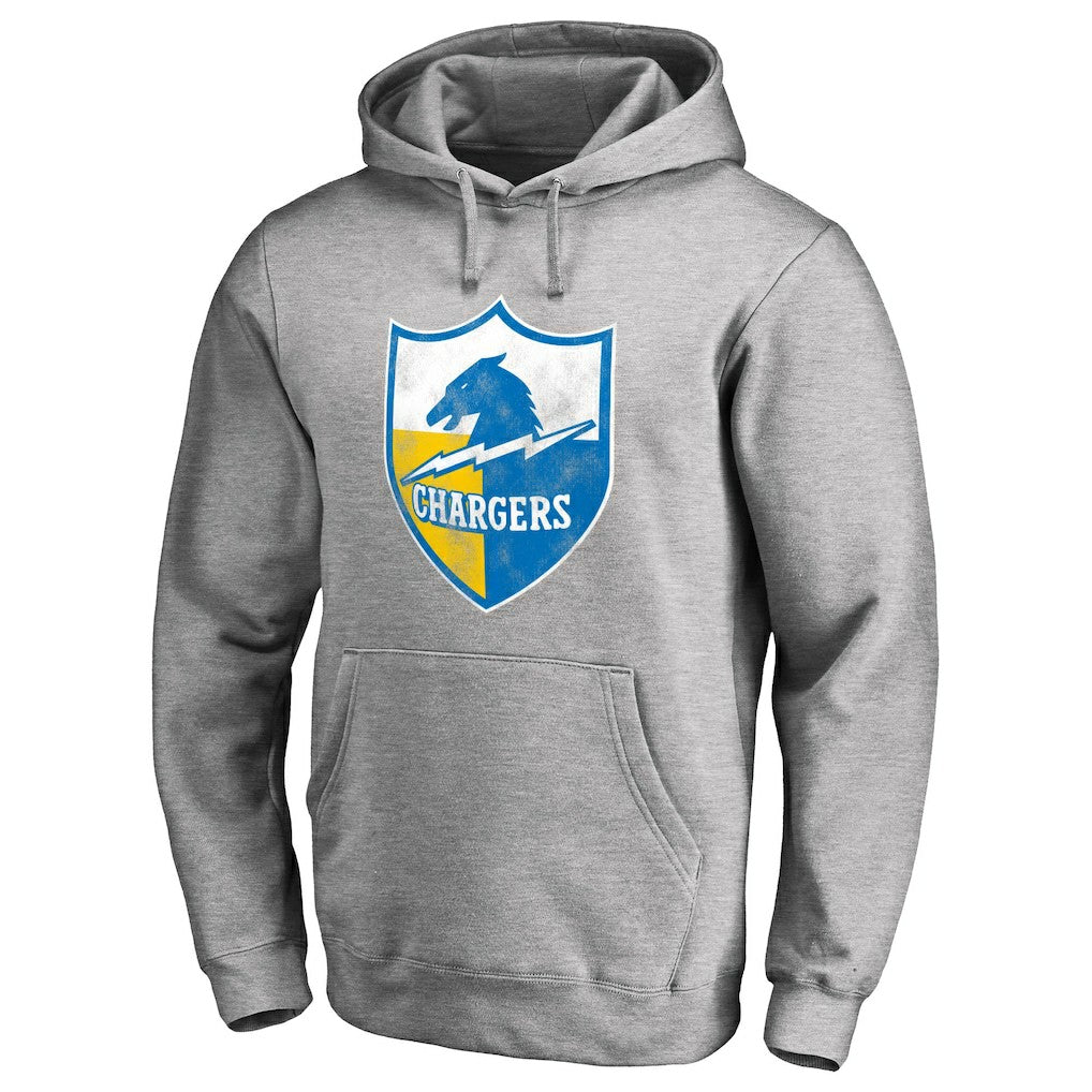Throwback Logo Pullover Hoodie - Los Angeles Chargers