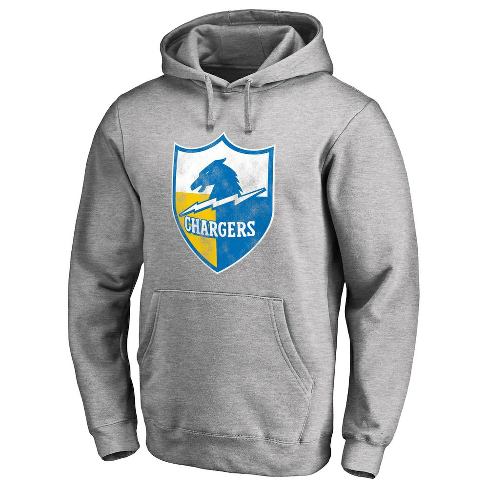 Throwback Logo Pullover Hoodie - Los Angeles Chargers
