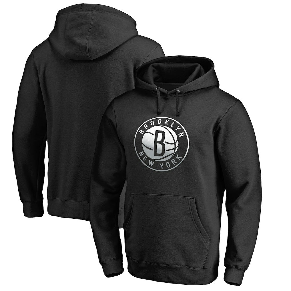NBA Brooklyn Nets Gradient Logo Pullover Hoodie