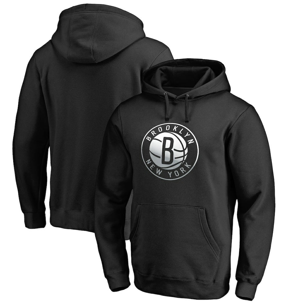 NBA Brooklyn Nets Gradient Logo Pullover Hoodie