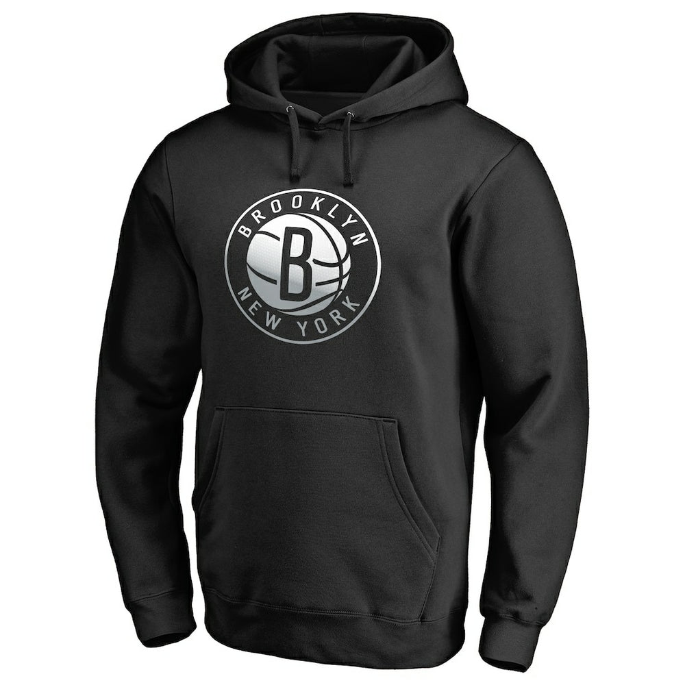 NBA Brooklyn Nets Gradient Logo Pullover Hoodie