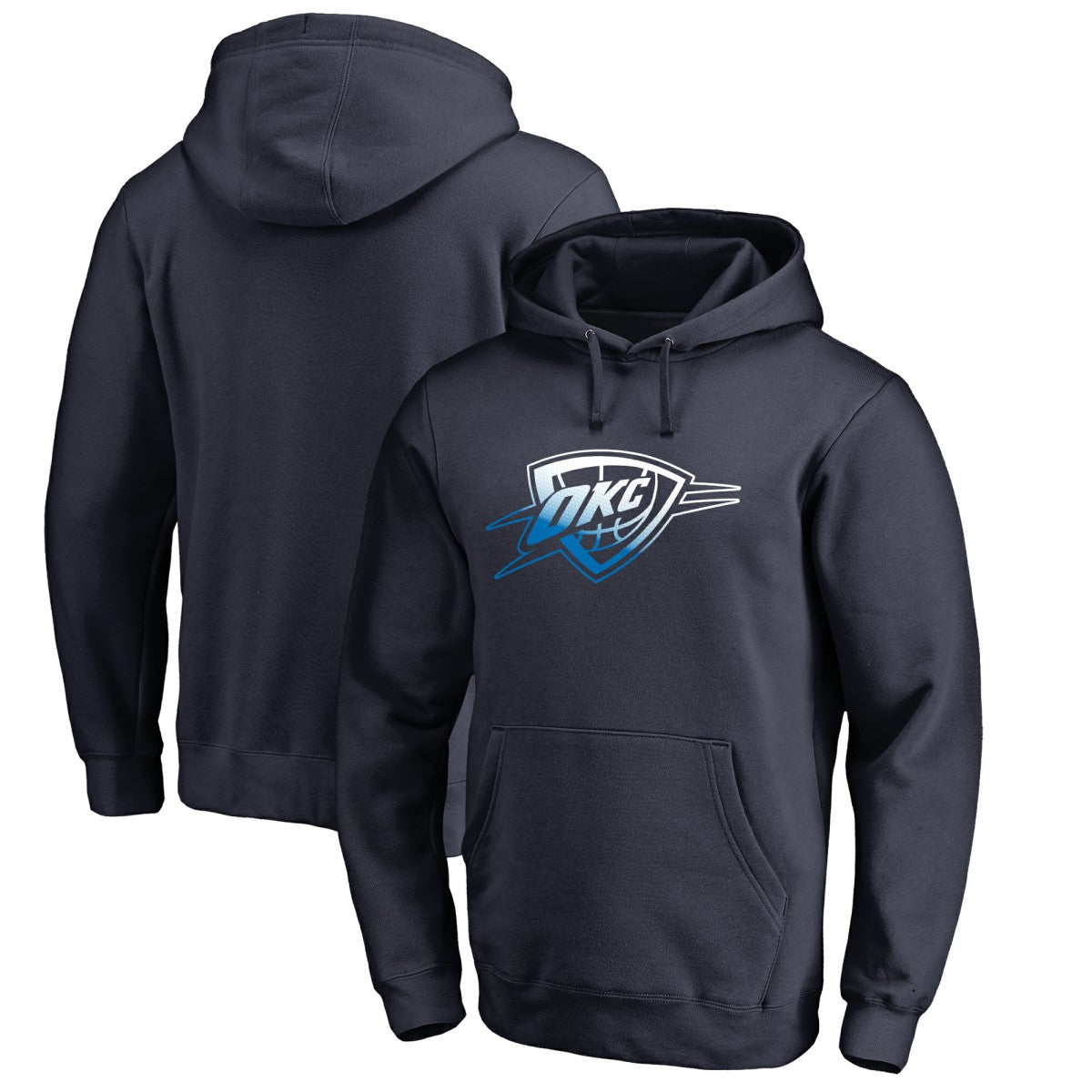 NBA Oklahoma City Thunder Gradient Logo Pullover Hoodie