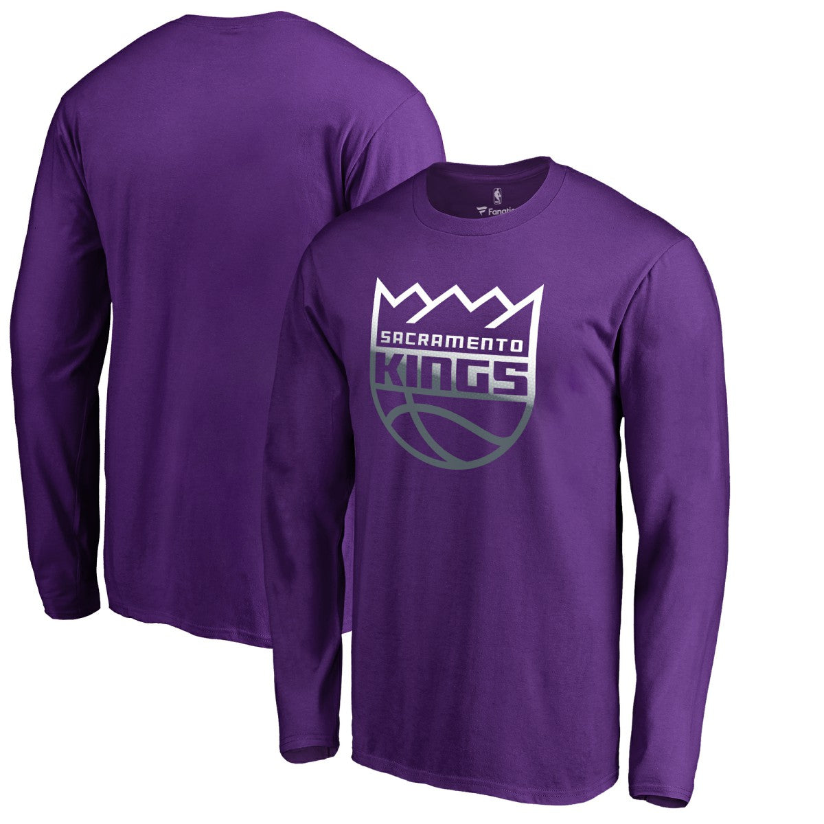 NBA Sacramento Kings Gradient Logo Long Sleeve T-Shirt