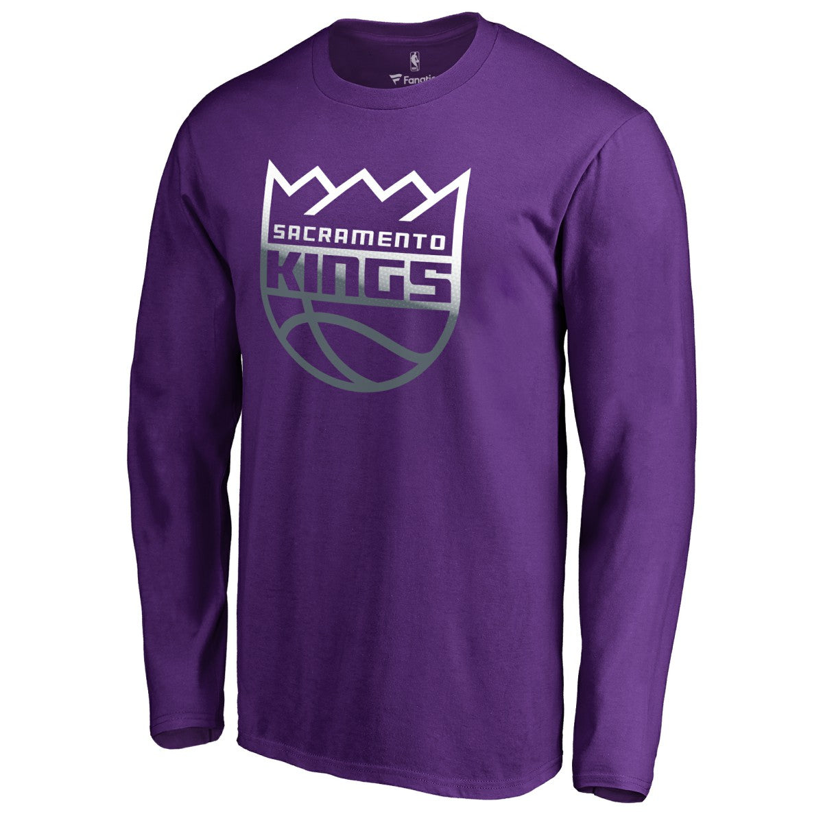 NBA Sacramento Kings Gradient Logo Long Sleeve T-Shirt