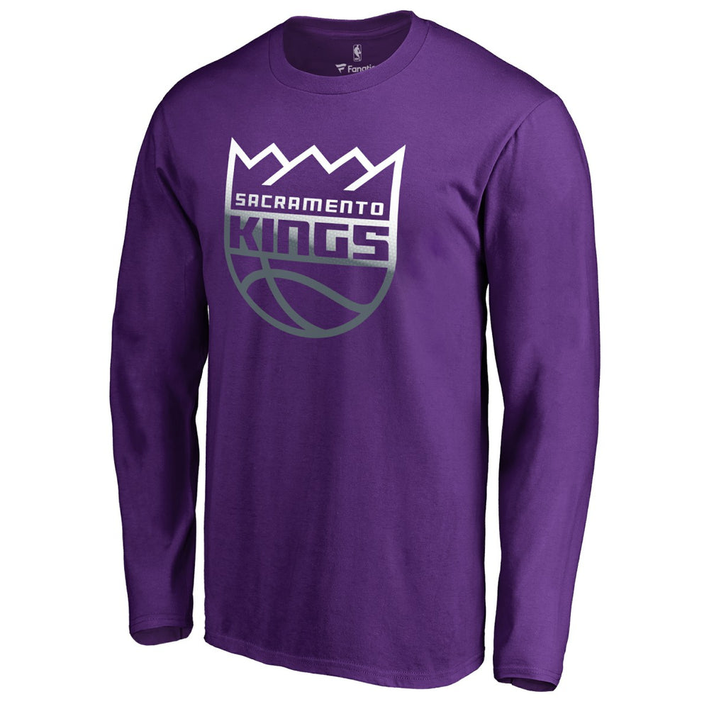 NBA Sacramento Kings Gradient Logo Long Sleeve T-Shirt
