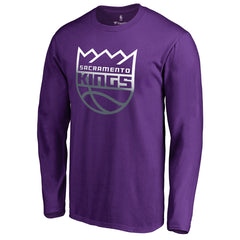 NBA Sacramento Kings Gradient Logo Long Sleeve T-Shirt
