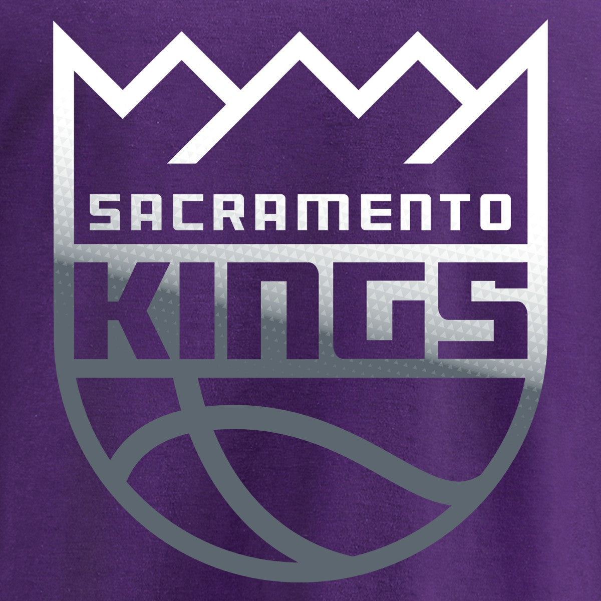 NBA Sacramento Kings Gradient Logo Long Sleeve T-Shirt