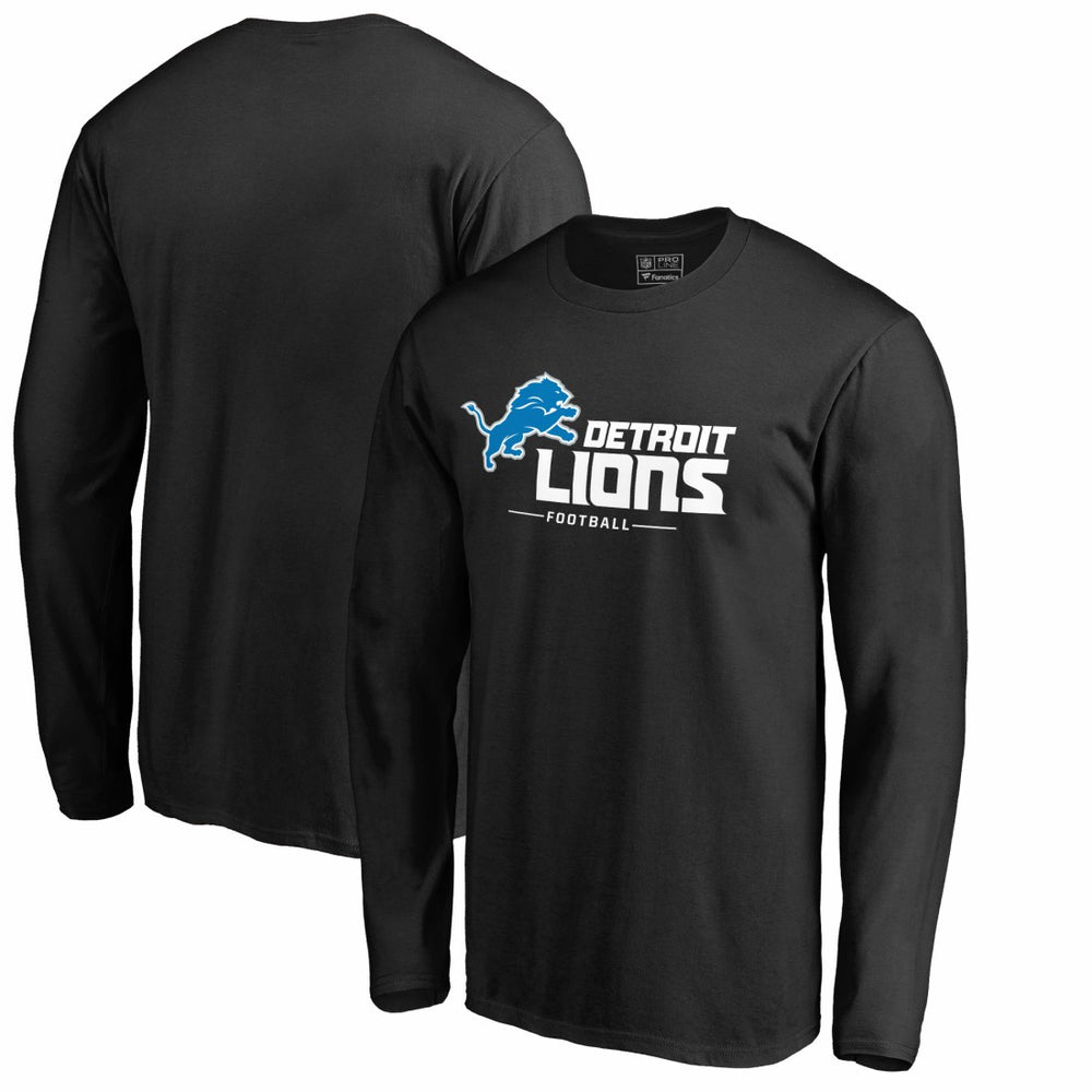 Team Lockup II Long Sleeve T-Shirt - Detroit Lions