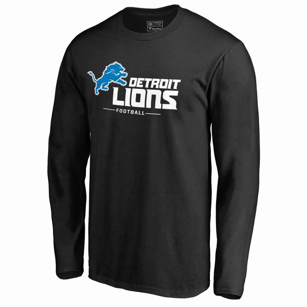 Team Lockup II Long Sleeve T-Shirt - Detroit Lions