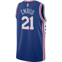 NBA Joel Embiid Philadelphia 76ers Swingman Jersey Royal