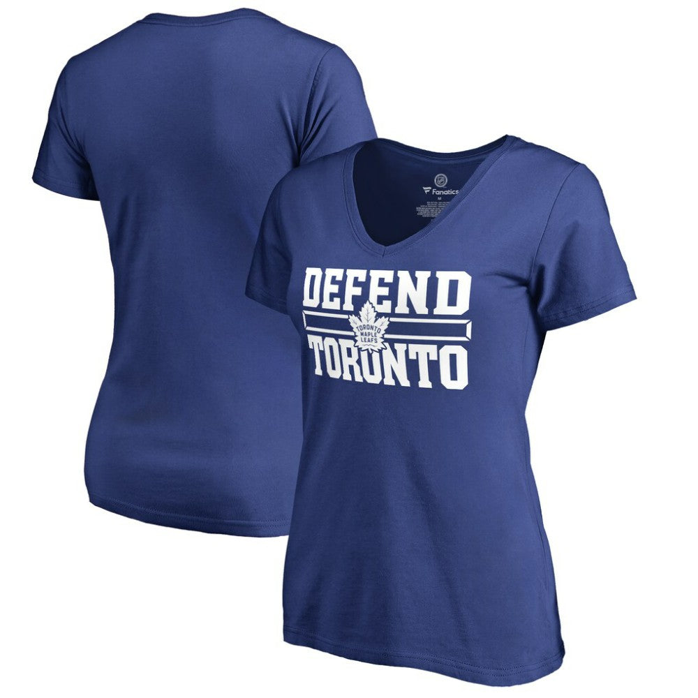 NHL Royal Toronto Maple Leafs Women's Hometown Collection Defend T-Shirt