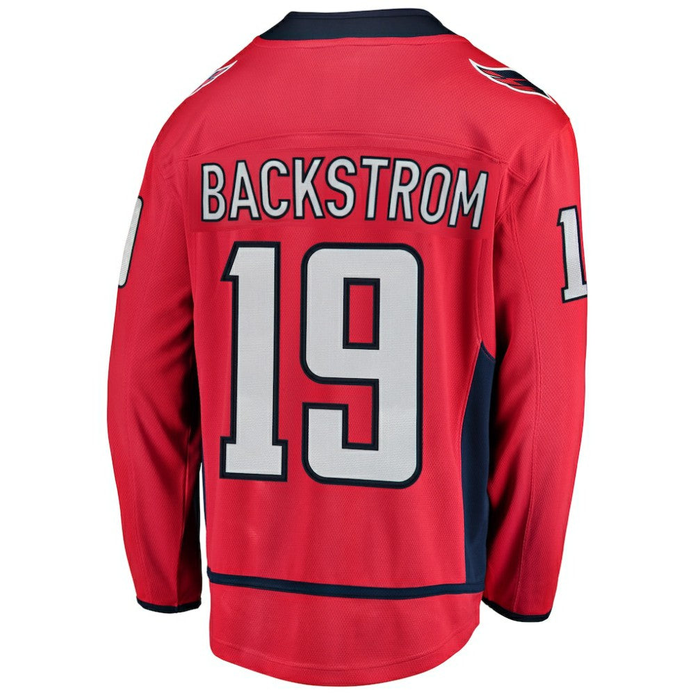 NHL Red Nicklas Backstrom Washington Capitals Fanatics Breakaway Jersey