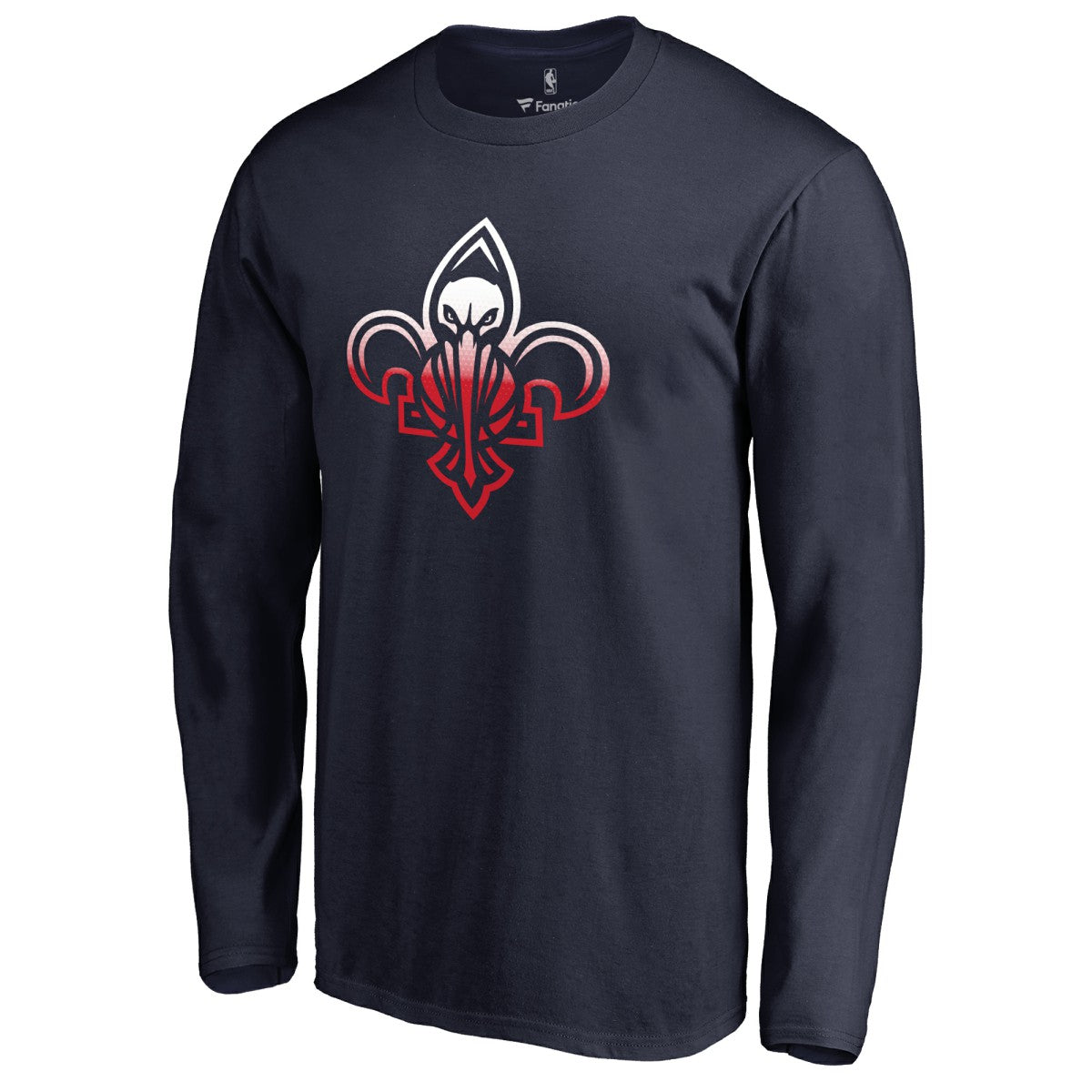 NBA New Orleans Pelicans Gradient Logo Long Sleeve T-Shirt