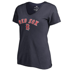 MLB Boston Red Sox Women's Core Wahconah V-Neck T-Shirt
