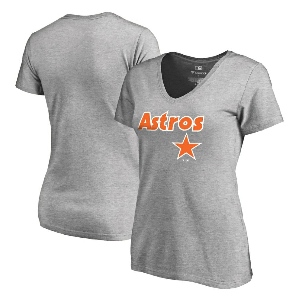 MLB Houston Astros Women's Core Wahconah V-Neck T-Shirt