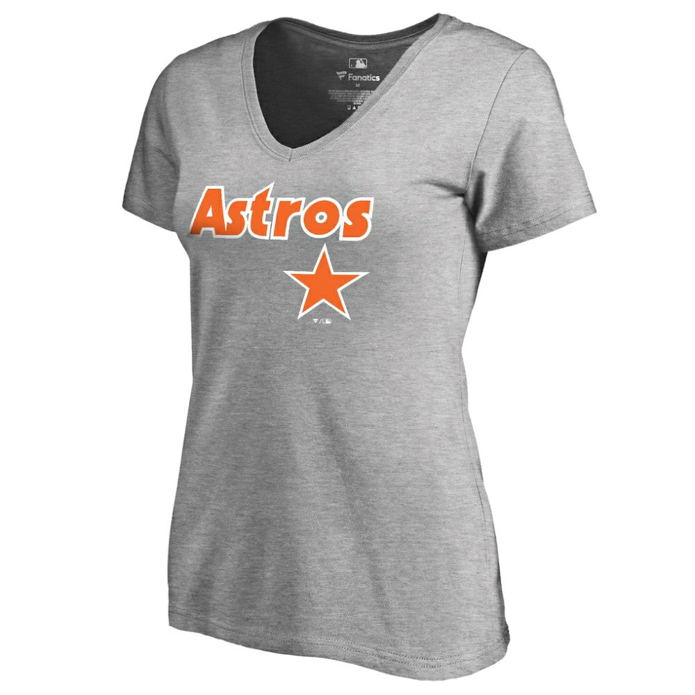 MLB Houston Astros Women's Core Wahconah V-Neck T-Shirt