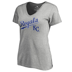 MLB Kansas City Royals Women's Core Wahconah V-Neck T-Shirt