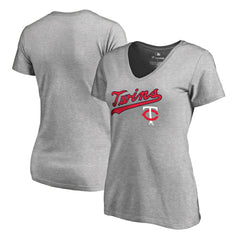MLB Minnesota Twins Women's Core Wahconah V-Neck T-Shirt