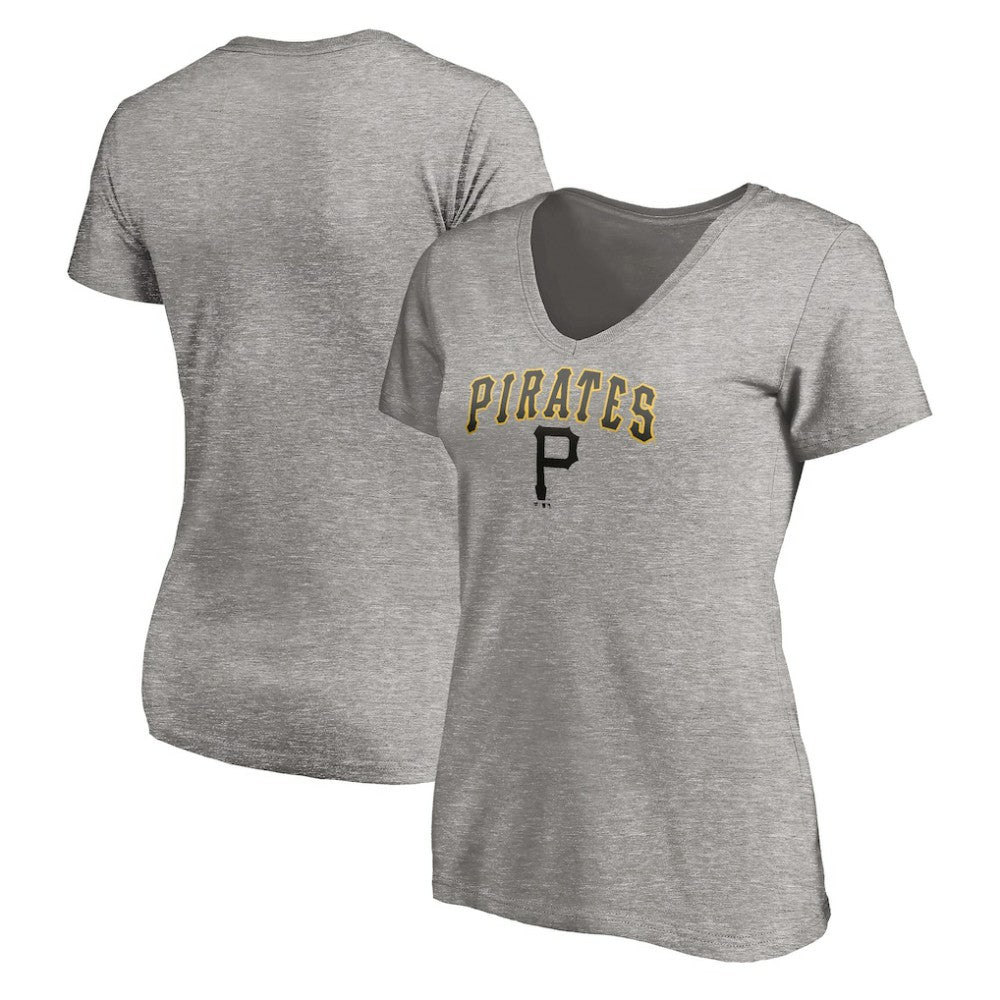 MLB Pittsburgh Pirates Women's Core Wahconah V-Neck T-Shirt