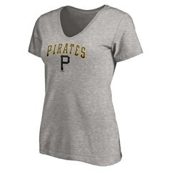 MLB Pittsburgh Pirates Women's Core Wahconah V-Neck T-Shirt