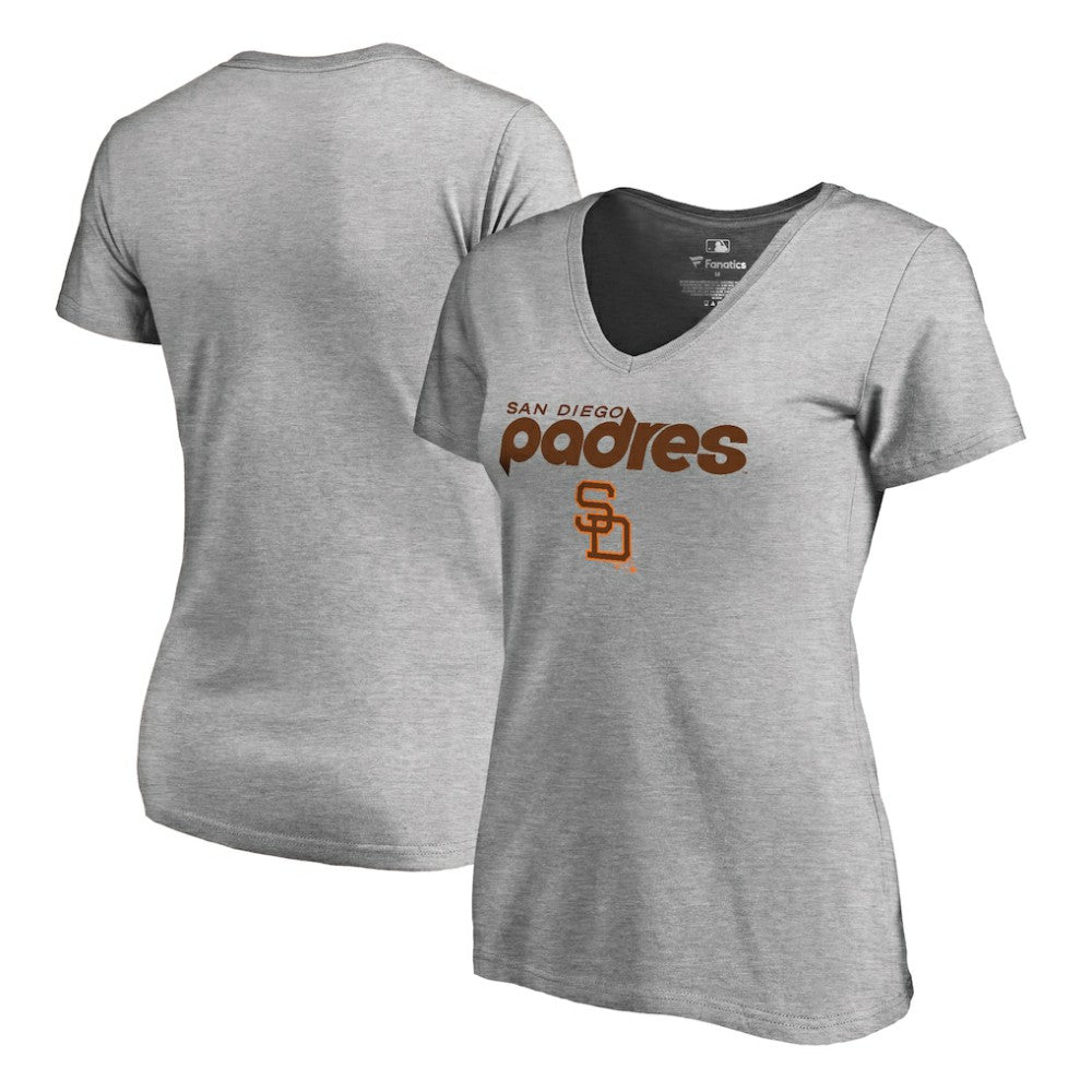 MLB San Diego Padres Women's Core Wahconah V-Neck T-Shirt