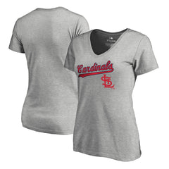 MLB St. Louis Cardinals Women's Core Wahconah V-Neck T-Shirt