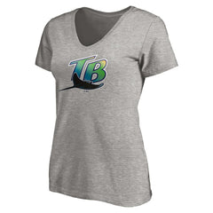 MLB Tampa Bay Rays Women's Core Wahconah V-Neck T-Shirt