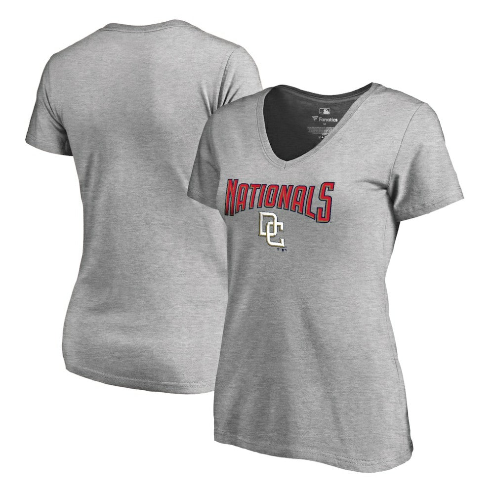 MLB Washington Nationals Women's Core Wahconah V-Neck T-Shirt