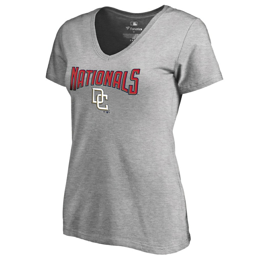 MLB Washington Nationals Women's Core Wahconah V-Neck T-Shirt