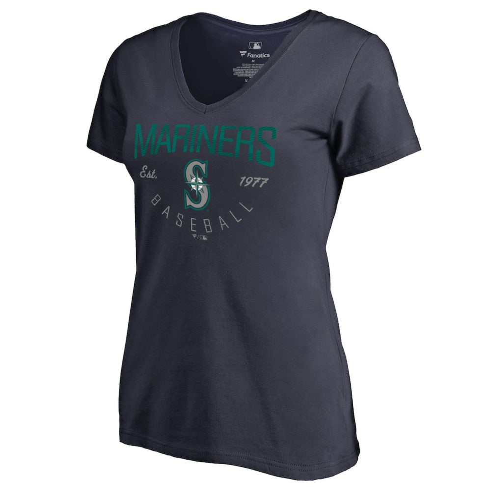 MLB Seattle Mariners Women's Live For It V-Neck T-Shirt