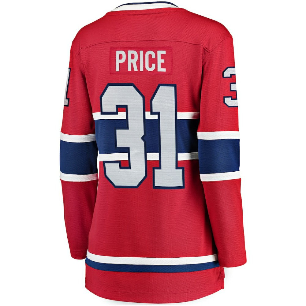 NHL Red Carey Price Montreal Canadiens Fanatics Women's Home Breakaway Jersey