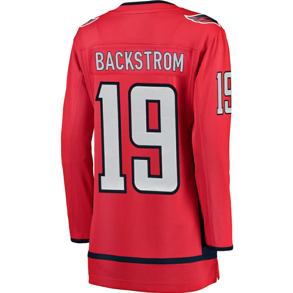 NHL Red Nicklas Backstrom Washington Capitals Fanatics Women's Home Breakaway Jersey