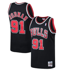 NBA Dennis Rodman Chicago Bulls 1997/98 Hardwood Classics Swingman Jersey sale