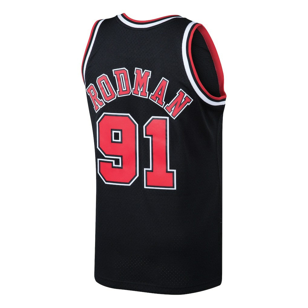 NBA Dennis Rodman Chicago Bulls 1997/98 Hardwood Classics Swingman Jersey sale