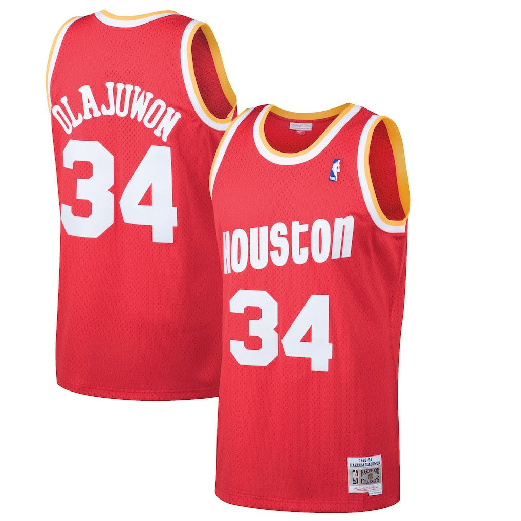 NBA Hakeem Olajuwon Houston Rockets 1993/94 Hardwood Classics Swingman Jersey