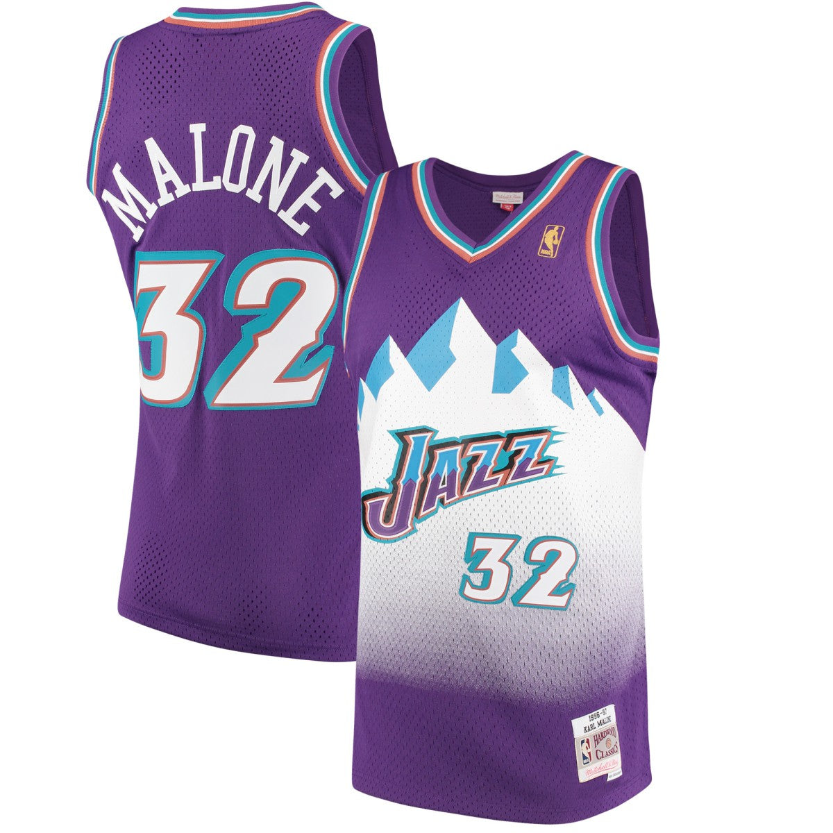 NBA Karl Malone Utah Jazz 1996/97 Hardwood Classics Swingman Jersey