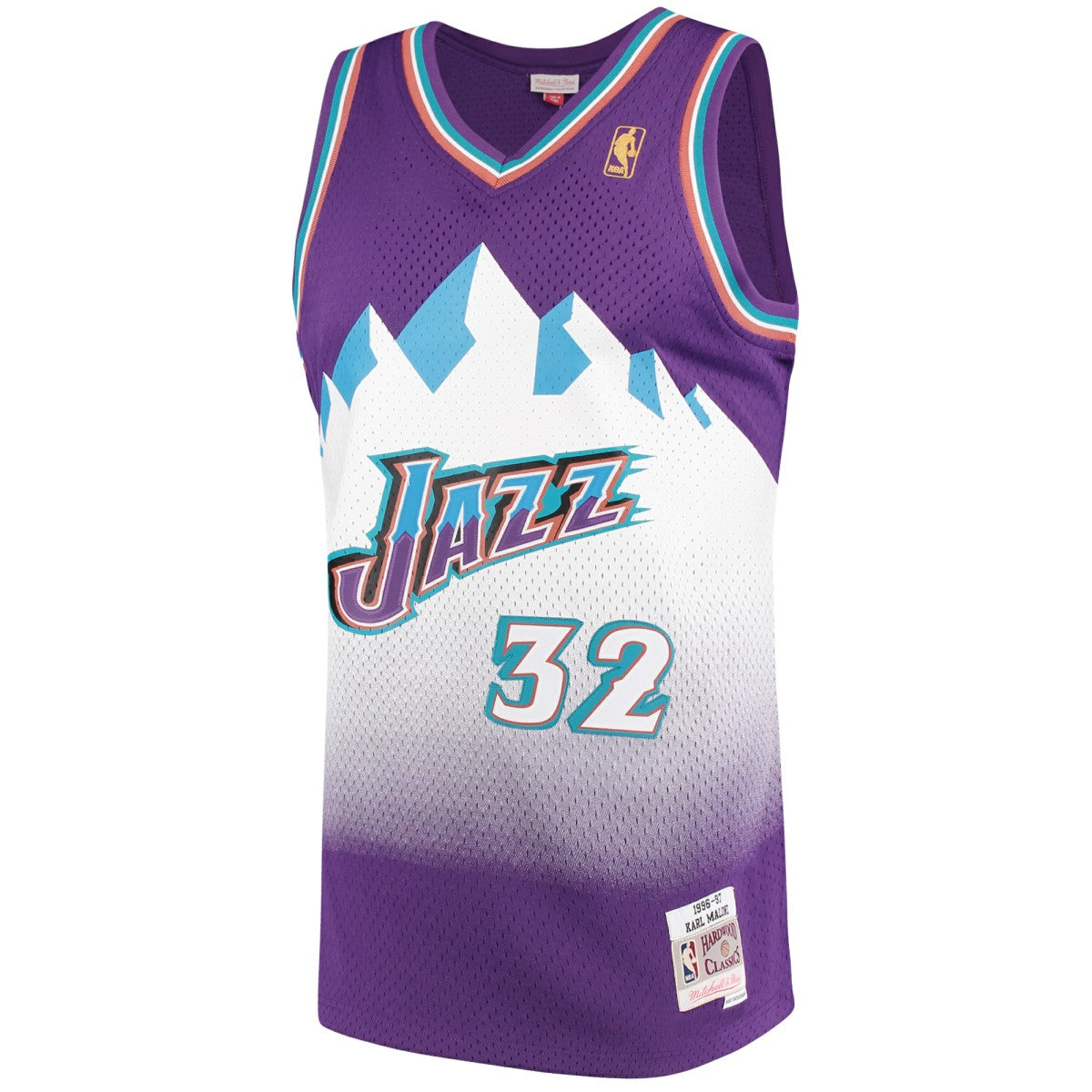 NBA Karl Malone Utah Jazz 1996/97 Hardwood Classics Swingman Jersey
