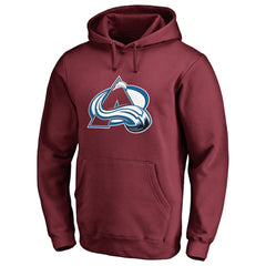 NHL Burgundy Colorado Avalanche Primary Logo Pullover Hoodie II