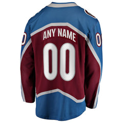 NHL Maroon Colorado Avalanche Fanatics Home Breakaway Custom Jersey