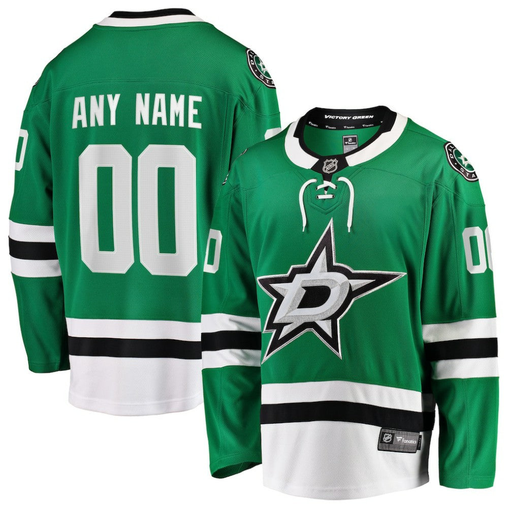 NHL Green Dallas Stars Fanatics Home Breakaway Custom Jersey