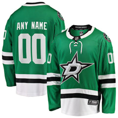 NHL Green Dallas Stars Fanatics Home Breakaway Custom Jersey