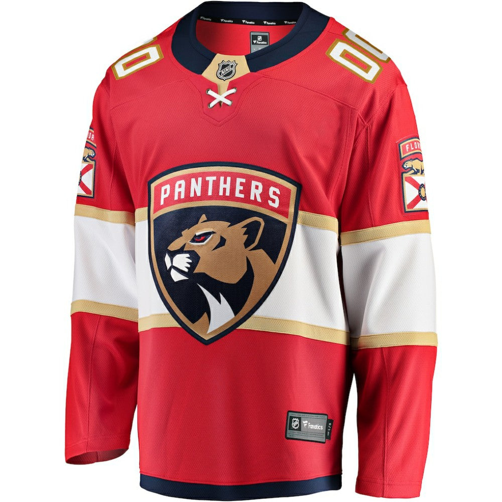 NHL Red Florida Panthers Fanatics Home Breakaway Custom Jersey