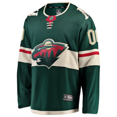NHL Green Minnesota Wild Fanatics Home Breakaway Custom Jersey