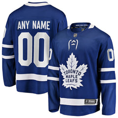 NHL Blue Toronto Maple Leafs Fanatics Home Breakaway Custom Jersey