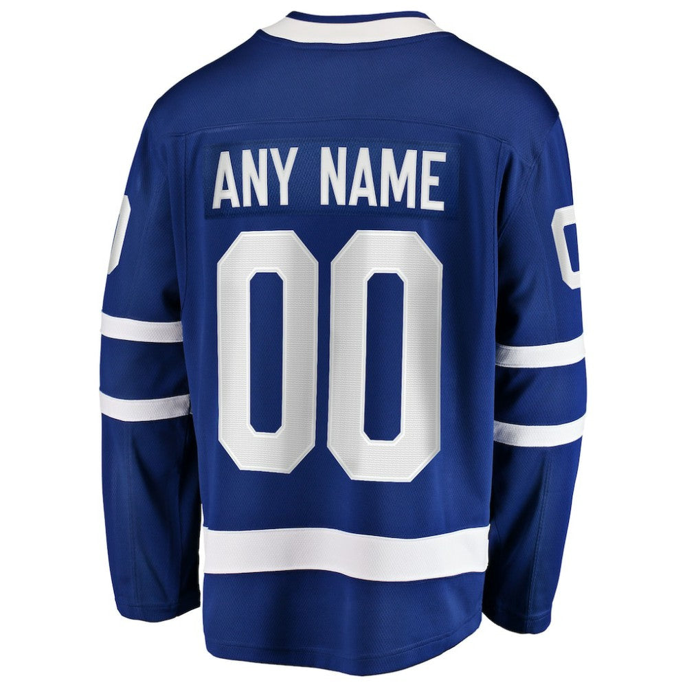 NHL Blue Toronto Maple Leafs Fanatics Home Breakaway Custom Jersey