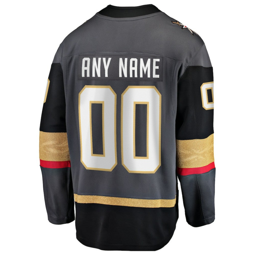 NHL Gray Vegas Golden Knights Fanatics Alternate Breakaway Custom Jersey